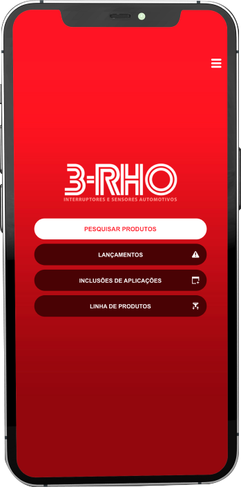 Imagem de um celular com o aplicativo